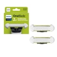 thumbnail image 1 of Philips Cuchillas OneBlade Intimate para todos los modelos OneBlade y OneBlade Pro, SkinProtect para recortar y afeitar la zona íntima con protección adicional de la piel, 2 unid, 1 of 7