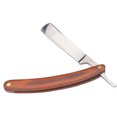 thumbnail image 1 of Afeitadora de acero inoxidable y madera Afeitadora manual vintage de corte de pelo antigua, 1 of 7