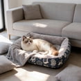 thumbnail image 4 of Cama de peluche para mascotas, cálida y resistente al invierno, para todas las estaciones, para perros pequeños y grandes, para gatos y perros, ideal como regalo de cumpleaños para mujeres, ideal para, 4 of 6