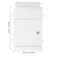 thumbnail image 2 of KALLORY Buzón Para Cartas De Pared Con Impermeable Y Cerradura Para Seguridad, 2 of 8