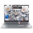 thumbnail image 1 of Laptop Lenovo ThinkBook 16 Gen 8 Intel Core 5 210H 32GB RAM 1TB SSD 16 Pulgadas WUXGA Windows 11 Pro Gris, 1 of 5