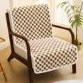 thumbnail image 1 of Sillón reclinable de oficina con cojín de asiento y respaldo integrados, alfombrilla gruesa antideslizante, apto para sillas, taburetes, sofás y sillones reclinables., 1 of 6