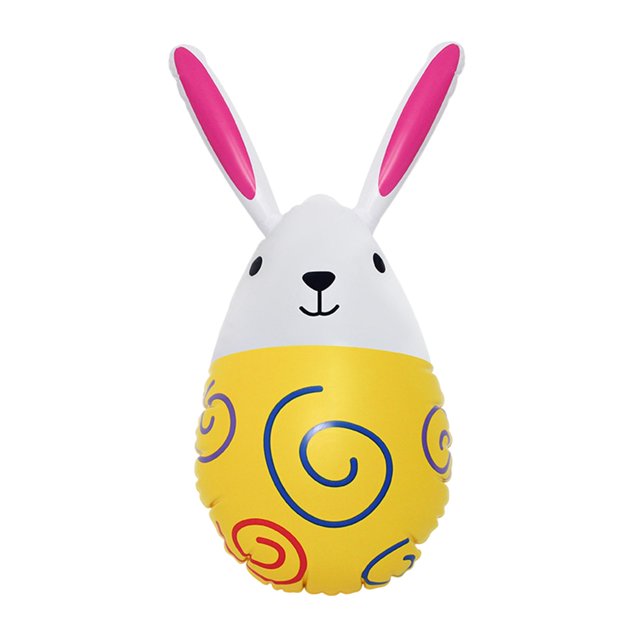 Decoraciones de Pascua Al Aire Libre 40 * 20cm / 15.7 * 7.9 Pulgadas Huevos de Pascua Inflables