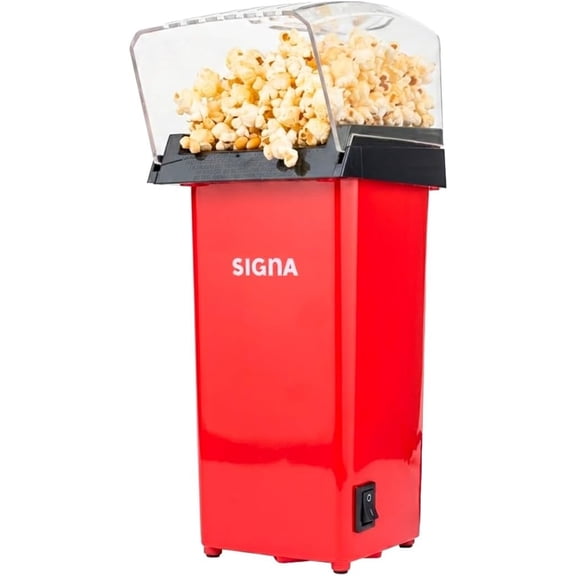 Palomera Electrica Máquina De Palomitas De Maiz Eléctrica Palomitero Estilo Compacto Funciona Con Aire Caliente Ideal para Fiestas y Cine en Casa (Cilindro)
