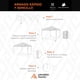 thumbnail image 5 of Toldo plegable Carpa retráctil Impermeable Armored Travel  para exteriores Reforzado 3x3 M Azul, 5 of 9