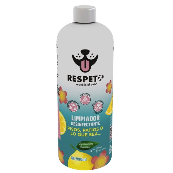 Limpiador desinfectante Respet Republic of Pets Desinfectante de Casa 990 ml