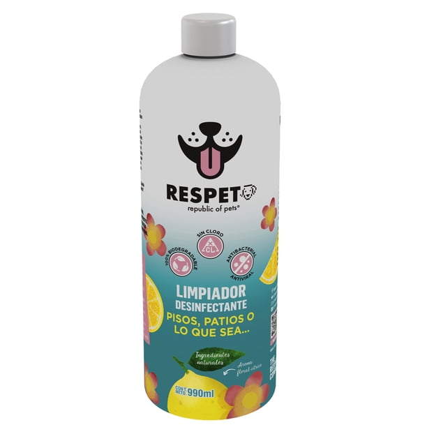 Limpiador desinfectante Respet Republic of Pets Desinfectante de Casa 990 ml