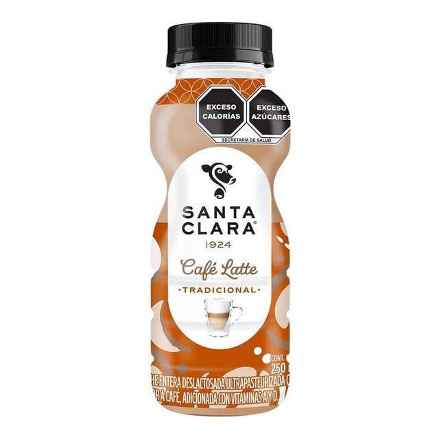 Leche saborizada Santa Clara sabor café latte tradicional 250 ml