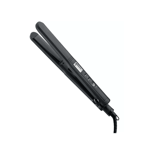 Plancha de cabello Revlon Perfect Heat Straight 3X Ceramic 1" Digital Flat Iron RVST2082 negra 110V