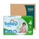 thumbnail image 1 of Pañal Bebin Super Etapa 4 Grande 9-12kg Unisex Caja 200 piezas, 1 of 8