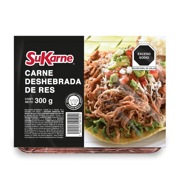 Carne De Res Deshebrada Sukarne Lista Para Servir 300 G