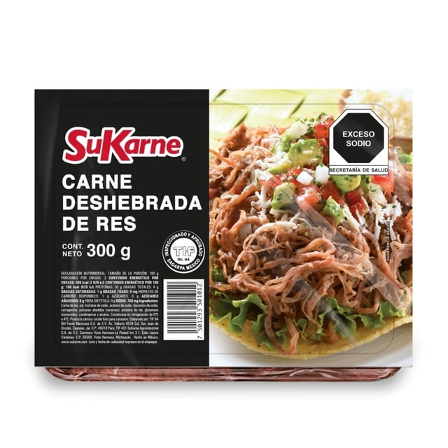 Carne De Res Deshebrada Sukarne Lista Para Servir 300 G
