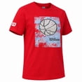 thumbnail image 2 of Playera Deportiva Wilson para Hombre Manga Corta Estampada Color Rojo Talla M, 2 of 4