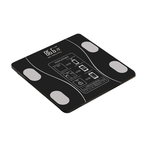Para Báscula Inteligente para Peso Corporal, Máquina de Pesaje Digital de Baño para Composición Precisa de Grasa, Masa Muscular y BMI