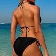 thumbnail image 4 of Traje de baño para mujer, bikini camisola de encaje a rayas para mujer, traje de baño dividido para playa, trajes de baño para mujer, conjuntos de bikini para mujer, trajes de baño bikini para mujer, 4 of 5