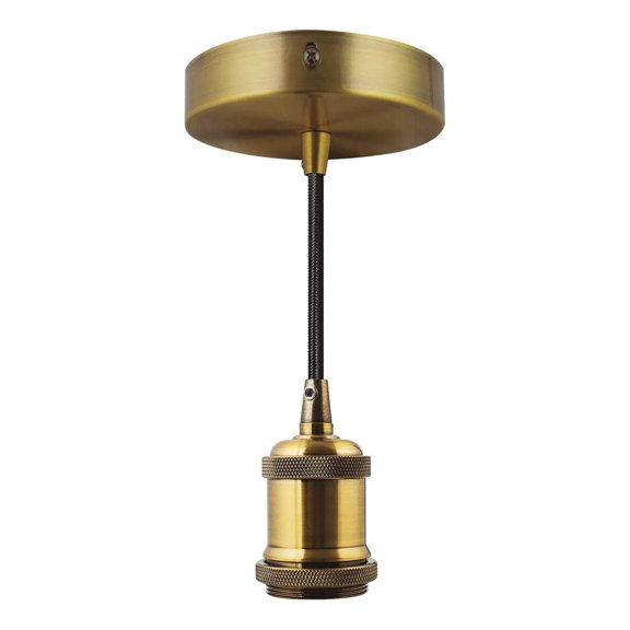 Lampara Colgante Lisboa Aksi Bronce Marron Brillante Aksi Luminario colgante bronce
