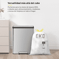 thumbnail image 3 of EKO Bolsas de Basura Tamaño E. 25-35 Litros. 80unidades. Caja dosificación fácil. Compatible con bote de basura EKO, uso en cocina, doméstico, extrafuertes, con cordón, 3 of 3