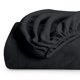thumbnail image 1 of Sábana Ajustable Bare Home Vellón Acogedor Polar Extra Suave Queen Color Negro, 1 of 5