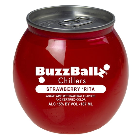 Bebida Alcoholica Preparada BuzzBallz Strawberry Rita 187 ml