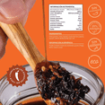 thumbnail image 2 of Salsa Macha Tradicional Ahumada "Ponchín" Don Chacho con Chipotle y Guajillo Pack de 3 Frascos de 140g c/u | Aderezo Picante Mexicano Gourmet para Tacos, Carnes, Sushi | KETO, Vegana, Sin Gluten, 2 of 4