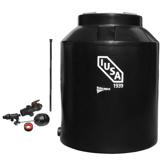 Tinaco Tricapa IUSA 450 L., Negro + Accesorios Alta Presión negro