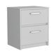 thumbnail image 2 of Mesa Noche Argento Madera Aglomerada MDP Blanca Excelsior, 2 of 5