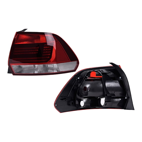 Calavera Vento 2016 A 2020 Volkswagen Der Roja/Blanca Generica 1 Pieza Derecho Rojo/blanco