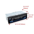 thumbnail image 4 of JVC KD-SX27BT Estéreo para automóvil con Bluetooth, receptor de medios digitales de 100 W, USB de 1,5 A para cargar dispositivos, unidad principal DIN única, AM/FM, entrada auxiliar, aplicación remota, 4 of 5