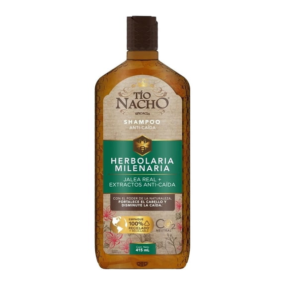 Shampoo Tío Nacho anti-caída herbolaria mexicana 415 ml