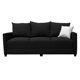 thumbnail image 2 of Sofa El Bazar Store Atlanta Lino Negro 3 plazas Modular Moderno, 2 of 4