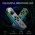 thumbnail image 2 of Recambio para mando Switch. Mando inalámbrico compatible con Switch OLED y Switch, con capturas de pantalla, activación, control de movimiento, doble vibración e iluminación RGB, 2 of 7