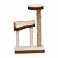 thumbnail image 1 of 1:12 Casa del árbol para gatos Modelo de madera Centro de mascotas Escenas Poste rascador realista para gatos 48 cm x 34 cm x 73 cm, 1 of 8