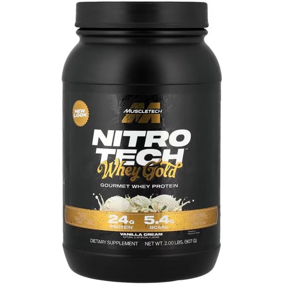 NITRO TECH 100% WHEY GOLD FRENCH VAINILLA CREME 5 LIBRAS MUSCLETECH NITRO TECH 100% WHEY GOLD FRENCH VAINILLA CREME 5.53 LIBRAS