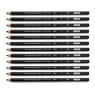 Lápices de Colores Prismacolor PC935 Negro - 12 Lápices