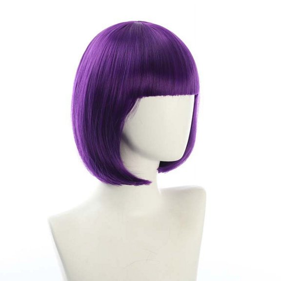 Zhuge Peluca, estilo moderno y ligero, adecuada para mujeres que buscan cambios, 1 pieza, morado oscuro
