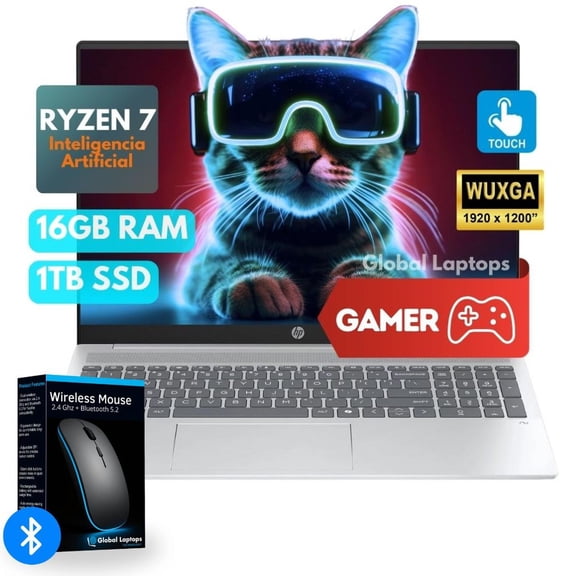 Notebook HP Omnibook Ryzen AI 7 350 1TB SSD 16GB RAM 16 WUXGA