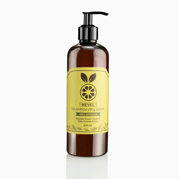 Shampoo Orgánico Mevel Bergamota 500ml MEV3