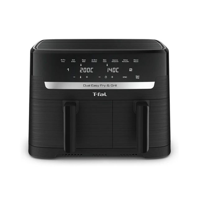 Freidora de aire T-Fal Más de 4 Porciones 8 L Negro EY905N50