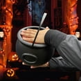thumbnail image 4 of Amzcrzy Caja De Almacenamiento De Adornos, Olla De Bruja De Halloween, Cubo De Plástico Con Forma De Llama, Caldero, Cubo De Dulces De Halloween, Estante Para Dulces, Tarro, Cubo, Decoraciones, Conte, 4 of 7