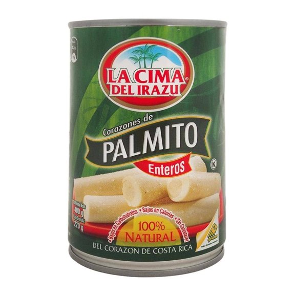 Corazones de palmito La Cima enteros en lata 400 g