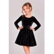 thumbnail image 1 of Vestido de niña con flor Roman Fashion /Kids 0034 (Negro) negro CH, 1 of 4