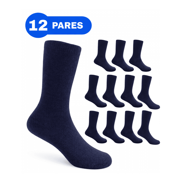 Wilson Calceta para Niño Talla Mediana Color Marino 12 Pares