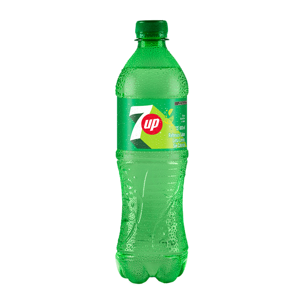 Refresco 7UP sabor lima limón sin azúcar 600 ml