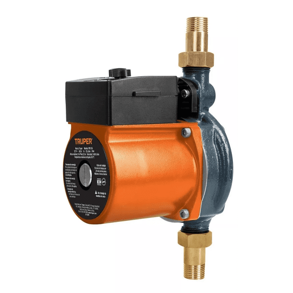 Bomba Presurizadora 1/6 Hp Compacta Y Silenciosa 25/lm 14635 Naranja