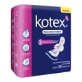thumbnail image 3 of Toallas femeninas Kotex Maxi Nocturna extra larga con alas flujo maxi abundante 30 piezas, 3 of 6