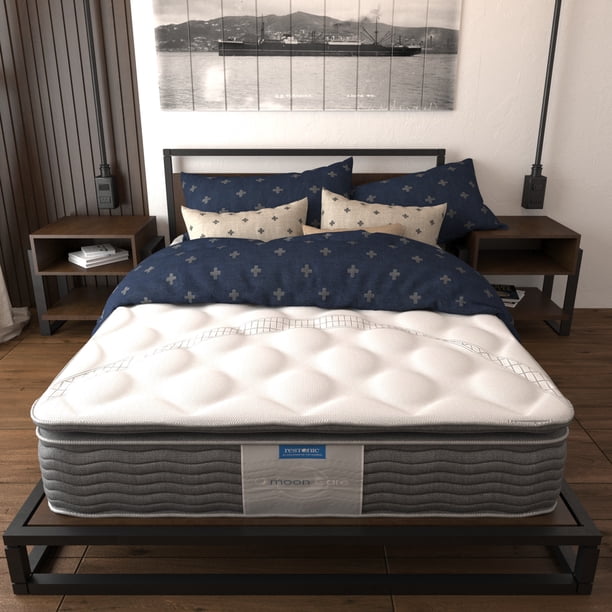 Colchón Matrimonial Restonic CoolGel Memory Foam 2 Almohadas