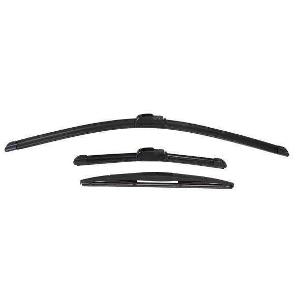 Conjunto de limpiaparabrisas delantero y trasero de 3 piezas de 26" 13" 12" que se adapta a Hyundai Santa con gancho J / U negro
