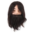 thumbnail image 2 of Cabeza De Maniquí De Peluquero, Cabeza De Muñeca De Simulación Cabeza De Maniquí Masculino Con Barba Para Práctica, 2 of 7
