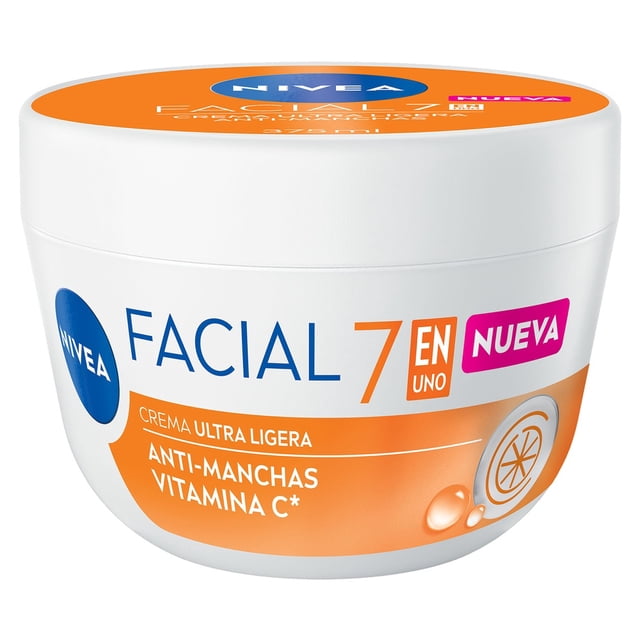Crema Facial Nivea 7en1 Ulta Ligera Anti Manchas Con Vitamina C 375ml