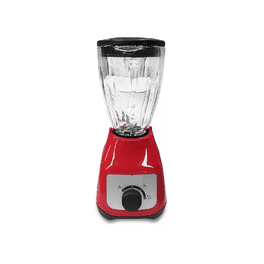 Licuadora Vaso Vidrio 2 Vel + Pulso 1.5 Lts/ 550w Oster Roja Color Rojo